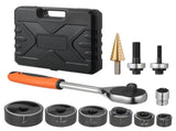 Knockout Punch Set, 12.7 to 50.8mm SLUG-Buster Ratchet Knockout Set, Ratchet Wrench Knockouts Punch V952-JLBSDKQ245CME5VDO001V0