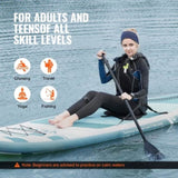 Inflatable Stand Up Paddle Board, 152 mm SUP Paddleboard with Removable Kayak Seat, Board V952-CQJBDZYKDZYKM6UX7V0