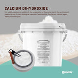 Kemmie 2.5kg Calcium Hydroxide Powder Tub - Food Grade Pickling Lime FCC V238-SUPDZ-33022677745744