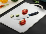 Stainless Steel Cutting Board Extra Thick 1.2cm, Double, sided, Scratch, resistant, Anti, slip edge, V1189-LC-RY-00523
