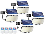 238LED Solar Powered Motion Sensor Flood Light in Black for Outdoor Security LSB-59172