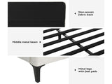 Artiss BedStory King Bed Frame with Mattress Set Platform Base Pocket Coil Linen Upholstered BFRAME-SET-AMMY-XF-34-K