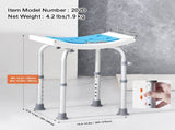 Shower Chair, Adjustable Height Shower Stool, Shower Seat for Inside Shower or Tub, Non-Slip Bench V952-LYDFXSLHJPESDZCC9V0
