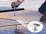 32Pack Panel Mounting Brackets, Panel End Clamps, Centre Clamps, for PV Panel V1366-AZ2-W-21906
