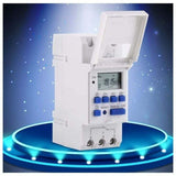 Programmable Digital Timer, Digital Timer, LCD Display, Weekly Digital Timer with Programming, DIN V1237-ZY-528-060