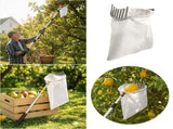 Fruit Picker Head with Collection Bag,Stainless Steel Harvesting Tool with Universal V1369-AZ3-W-14798