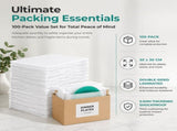 100 Pcs Cushion Foam Pouches, 12"x12" Packing Cushioning Supplies for Moving, Foam Wrap Pouches V1369-AZ3-W-16467
