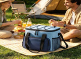 Insulated Lunch Bag Large Capacity Leakproof Cooler Bag with Front Pocket and Mesh Side Pockets for V1237-ZY-917-056