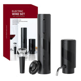 Electric Wine Bottle Opener Set Rechargeable Wine Set with Foil Cutter, Wine Opener, V1192-AZ-W-2607