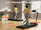 Everfit Treadmill Electric Walking Pad with Incline Foldable for Home Gym Black TMILL-400H-INC-BK