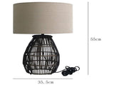 Emporium Rattan Table Lamp 35x55cm V637-97037LMP