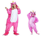 XL Unicorn Kigurumi Jumpsuit Pink Rose Pegasus Clothing Pajamas V1188-SU-FU1121-0483-32