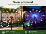 Gardeon Garden Windmill Metal Wind Spinner Solar Light Outdoor 190cmr Bronze GWM-190CM-FWSL-BZ