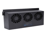 Car Solar Powered Exhaust Fan USB Charging Circulating Automobile Window Cool Fan V1294-YM0901-3113240163311