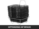 Shopping Baskets with Handles, 12PCS, Metal Shopping Basket, Portable Wire Shopping Basket, V952-GXSBSJSGWLGXVOLJBV0