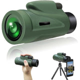 Waterproof Spotting Binoculars for Adults Small Night Vision Green Compact V1263-JX-4160