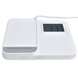 3 in 1 LCD Digital Alarm Clock with Phone Earphone Wireless Charger USB Powered for Home Office V1294-YM0523-3115210213311