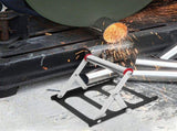 Enhanced Stability Cutting Machine Support Stand Black Stainless Steel 1Pack V1369-AZ3-W-17179