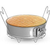 Round Wire Stainless Steel Steaming Rack With Foldable Handles Multiuse Cookware Accessory For V1369-AZ3-W-14959