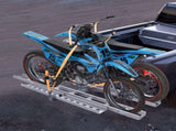 Motorcycle Carrier, 2-Bike 272.15KGS Aluminum Motorcycle Carrier Hitch Mount, Loading Ramp, Scooter V952-MTCYSJLZ600BGLI5EV0