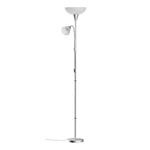 Artiss Floor Lamp Mother and Child Modern Home Living Room Office Reading Silver LAMP-FLOOR-SF-1171-SL