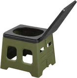 Portable Camping Toilet Foldable with Lid, 150 kg Load Capacity, for Road Trips and Camping Indoors V1188-MS-325-1021
