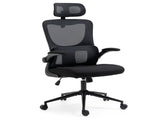 FORTIA Ergonomic Office Desk Chair, Lumbar Support, Mesh Fabric, Adjustable Headrest, Retractable V219-OFFOCRFOE2HKA
