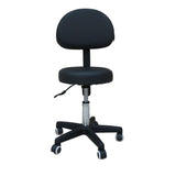 Salon Stool - Adjustable Swivel Chair with Back - Pedicure Beauty Hairdressing V238-SUPDZ-40082774720592