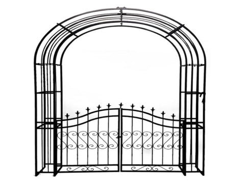 Large Garden Arch w Gate 160x240cm V637-E030122