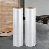 500mm x 400m Stretch Film Pallet Shrink Wrap 2 Rolls Package Use Plastic Clear SF-50X400-2-TP