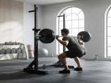 Commercial Squat Rack Adjustable Pair Fitness Exercise Weight Lifting Gym Barbell Stand V63-826911
