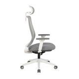 Carlie High Back Molded Foam Seat Ergonomic Office Chair In Grey V369-311HW