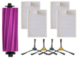 Main Brush and Side Brush Filter Set for Eureka E20 Plus Vacuum Cleaner Parts A V1189-LWWAL-20260327-04893
