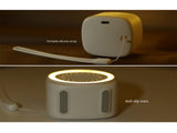 Soft Sleep Aid combination - White Noise Machine with 7-Colour Night Light and Grey Spandex Eye V888-ELOSUNG53669