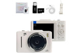Digital Camera 4K Vlogging Camera for Photography with 32GB Card 48MP Portable Digital Camera with V1263-JX-6745-3