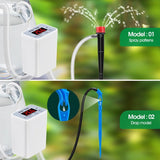 Smart Automatic Plant Watering Irrigation System with Timer, Rechargeable Battery, Dual Spray & V1341-ZY-3XCV6R4H-WATERFOR12PLANTS