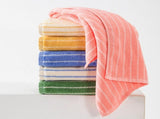 Green Soft and Absorbent Cotton Towel Set 3-Piece Luxury Towels - Ideal for Adults, Face & V888-ELOSUNG17817
