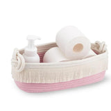 Woven Breads Baskets, Oval Small Fruit Baskets, Stackable Plastic Wicker Baskets for Serving V1189-LWWAL-20260401-06791