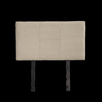 Linen Fabric Single Bed Headboard Bedhead - Beige V63-800827