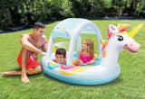 Intex Sun Shade Unicorn Inflatable Spray Pool 58435 V1032-IXUNICORNPOOL-58435