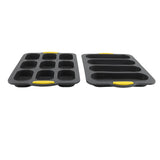 Mini Loaf Pan Perforated Anti Stick Easy to Release Silicone French Bread Baking Pan Set for Home V1294-YM0901-3118240180311