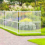 1.22m W x 1.22m H Vinyl Privacy Fence Panels, Air Conditioner Fence, Outdoor Privacy Screens for V952-PVCYSWLMB48X9JS2HV0