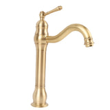 Single Handle Single Hole Vessel Sink Faucet Swivel Bathroom Faucet Hot and Cold Water Tap with 2 V1294-YM0901-3112250016211