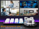 Custom Macro Keyboard 12 Keys 4 Knobs Mini USB Mechanical Keyboard Programming Macro Gaming Keypad V1369-AZ3-W-11782
