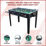 Foosball Soccer Table 4FT Tables Football Game Home Party Gift V63-834031