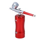 G12 Pump 0.3mm Mini 7CC Airbrush Kit Spray Air Brush Set Cleaning Tool V1294-YM0901-JY26417-02
