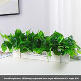 faux potted plant, sunflower, wooden box, home decor, Australia, living room tabletop V1106-112-23547-MLT-3