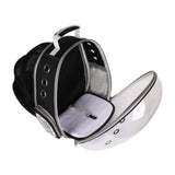 Expandable Travel Cat Backpack Carrier Polarized Tinted Bubble Window Pet Backpack Black V1263-JX-6844