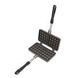 Manual Waffle Maker - Double Nonstick Aluminum Alloy Waffle Mold for Hash Browns, Pancakes V1263-JX-4470