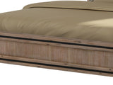 Queen Size Silver Brush Bed Frame in Acacia Wood Construction V43-BED-SSHQ